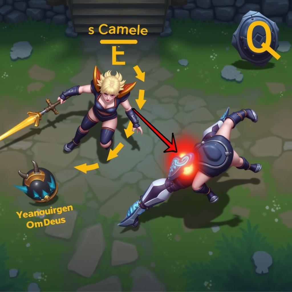 Camille né Q của Garen