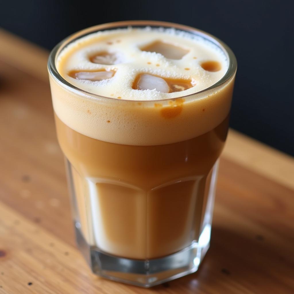 Ly cappuccino đá trong suốt