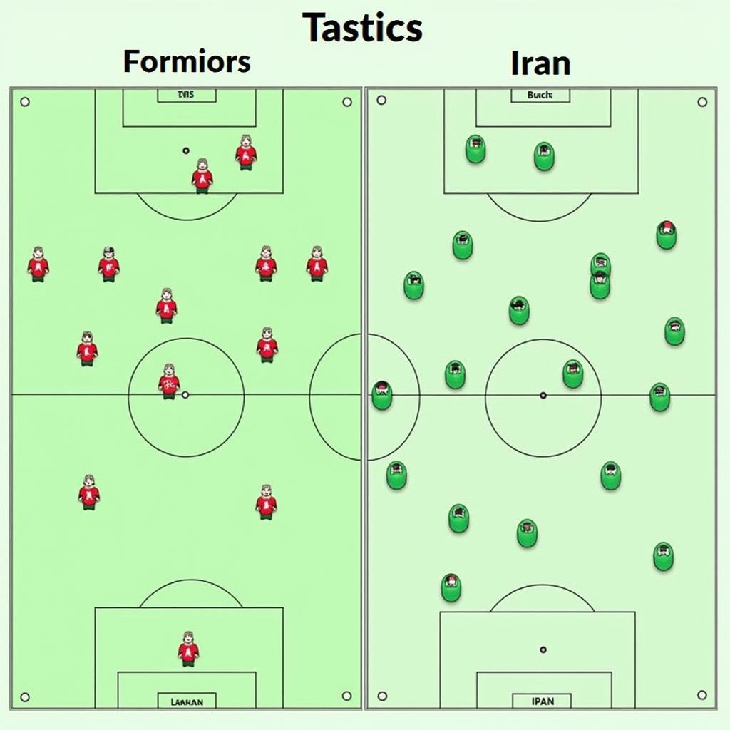 Chiến thuật Nhật Bản vs Iran