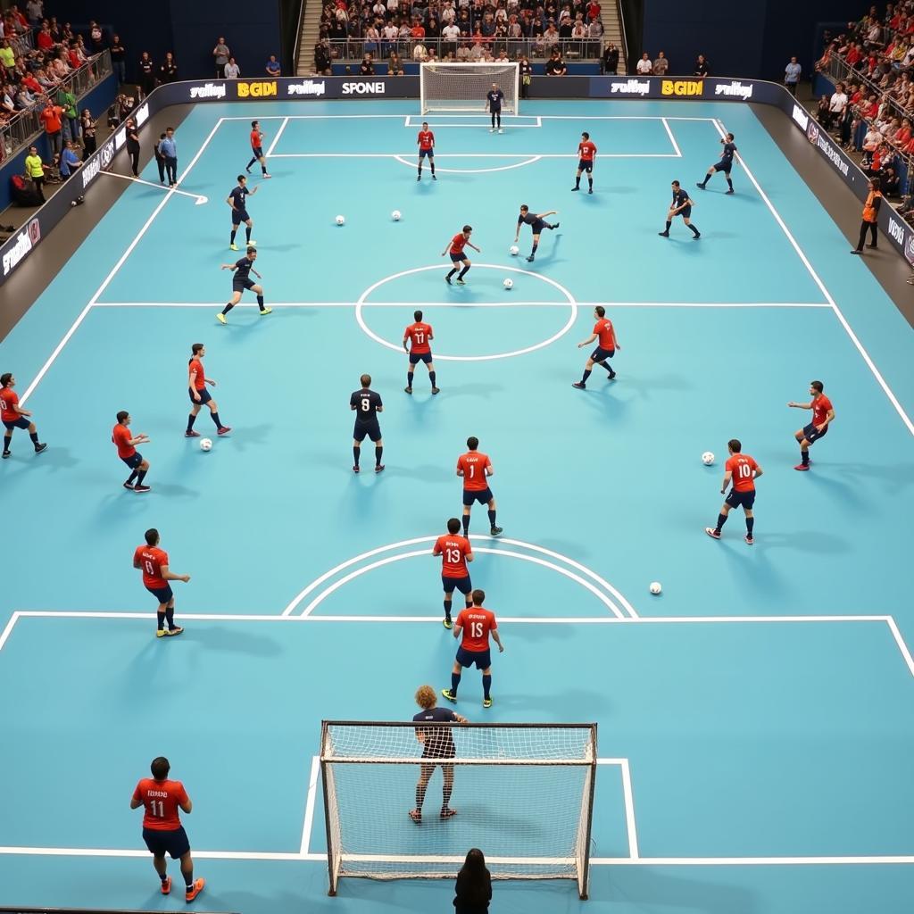 Chiến thuật phòng ngự khu vực trong futsal