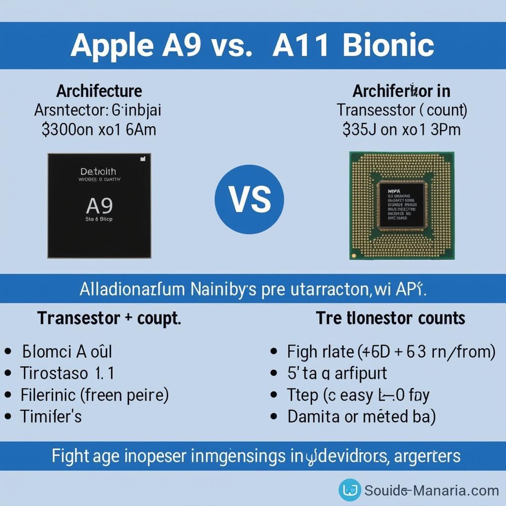 So sánh Chip A9 và A11 Bionic