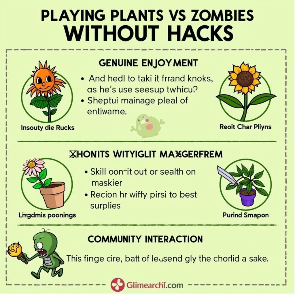 Chơi game Plants vs Zombies "sạch"