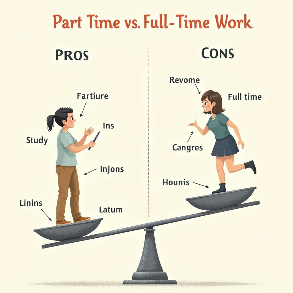 Lựa chọn giữa Công việc Part-time và Full-time