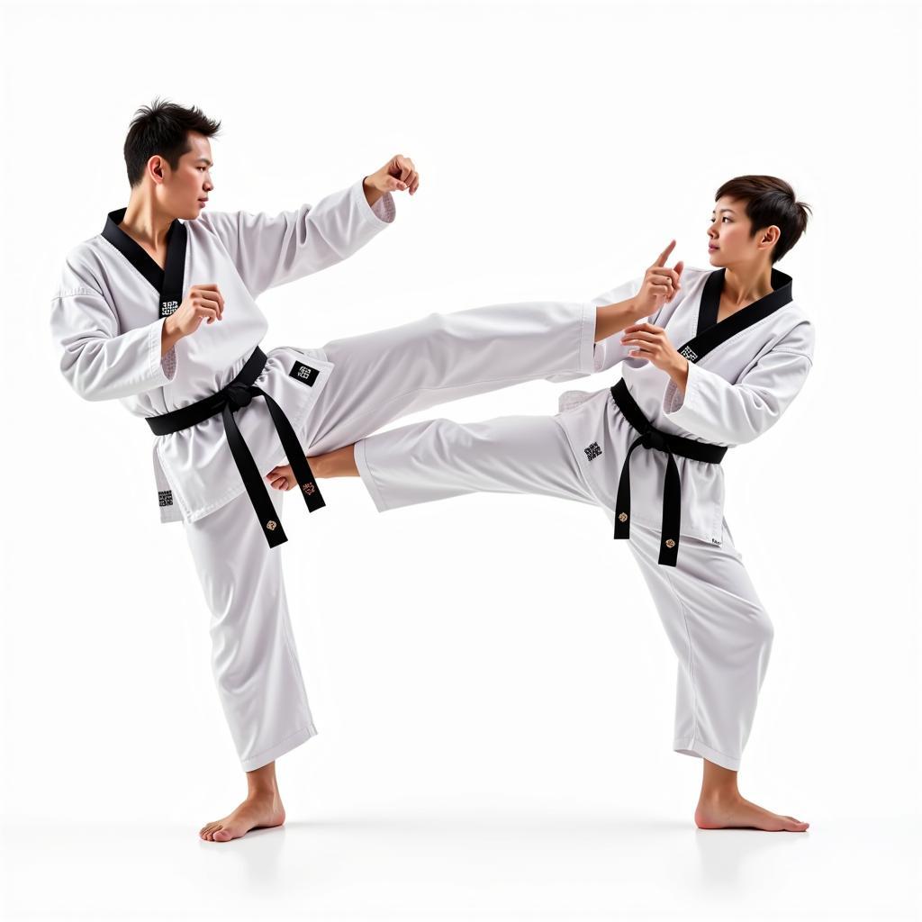 Đòn đá trước Ap Chagi trong Taekwondo