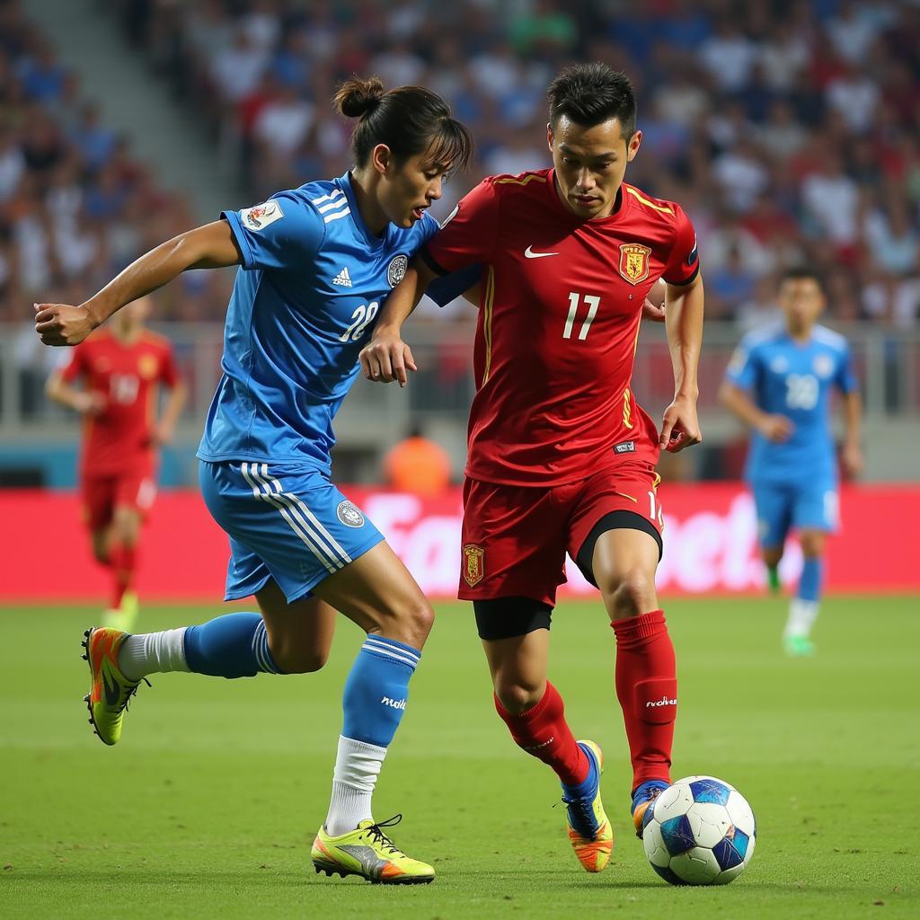 Đội bóng Phnom Penh vs Hồ Chí Minh