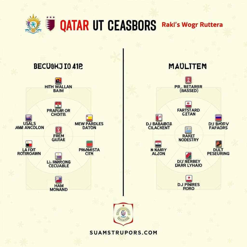 Đội hình ra sân Qatar vs Ecuador