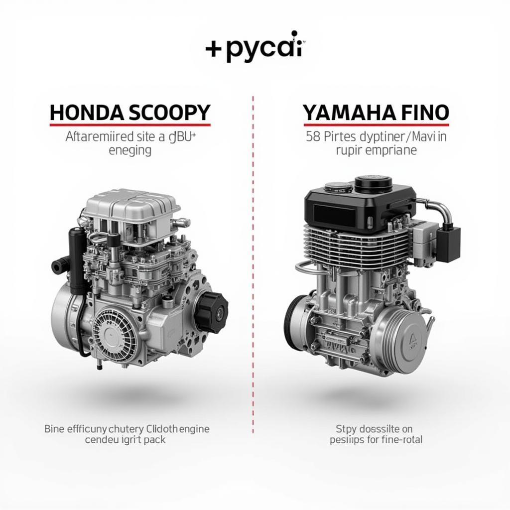 Động cơ và hiệu suất Honda Scoopy và Yamaha Fino