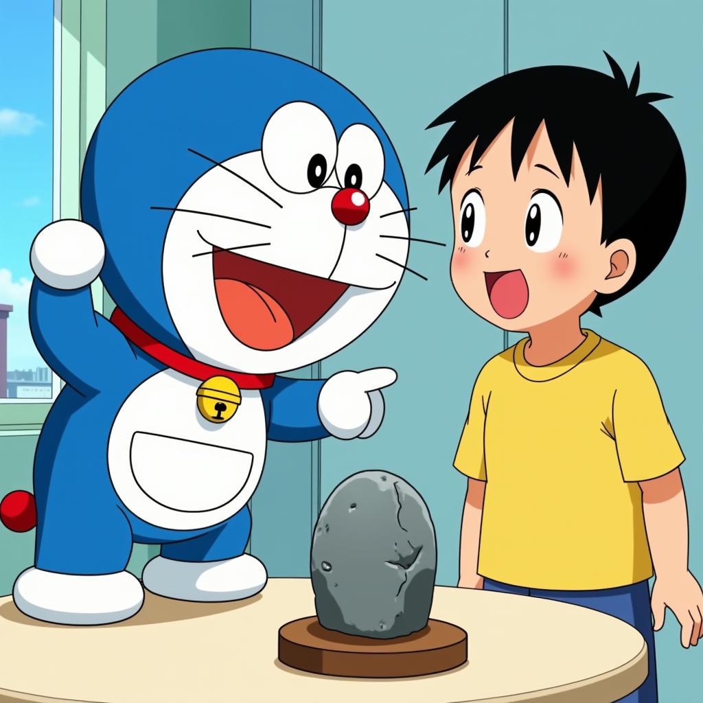 Doraemon Giải Thích về Hòn Đá Kiên Cường