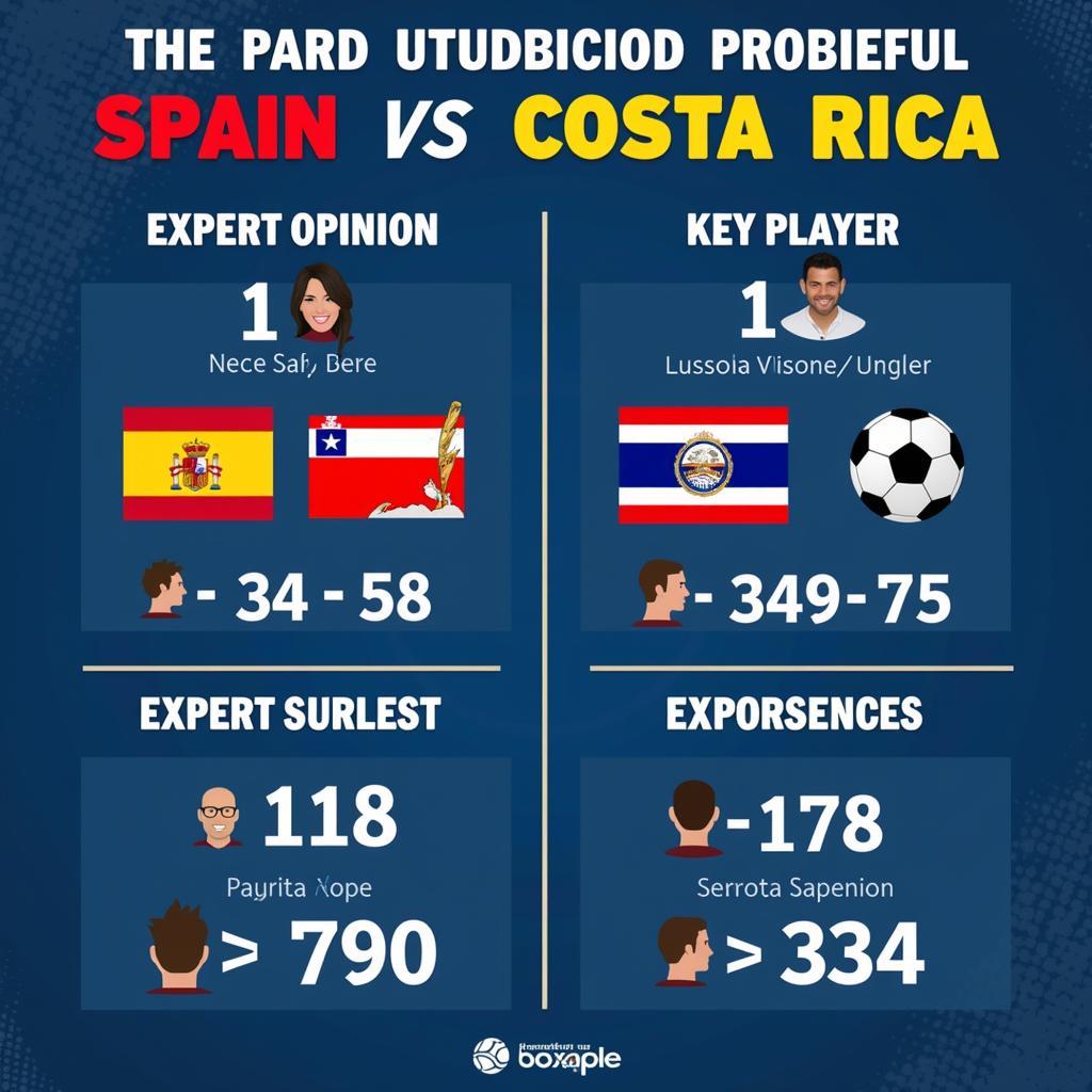 Dự đoán kèo Tây Ban Nha vs Costa Rica