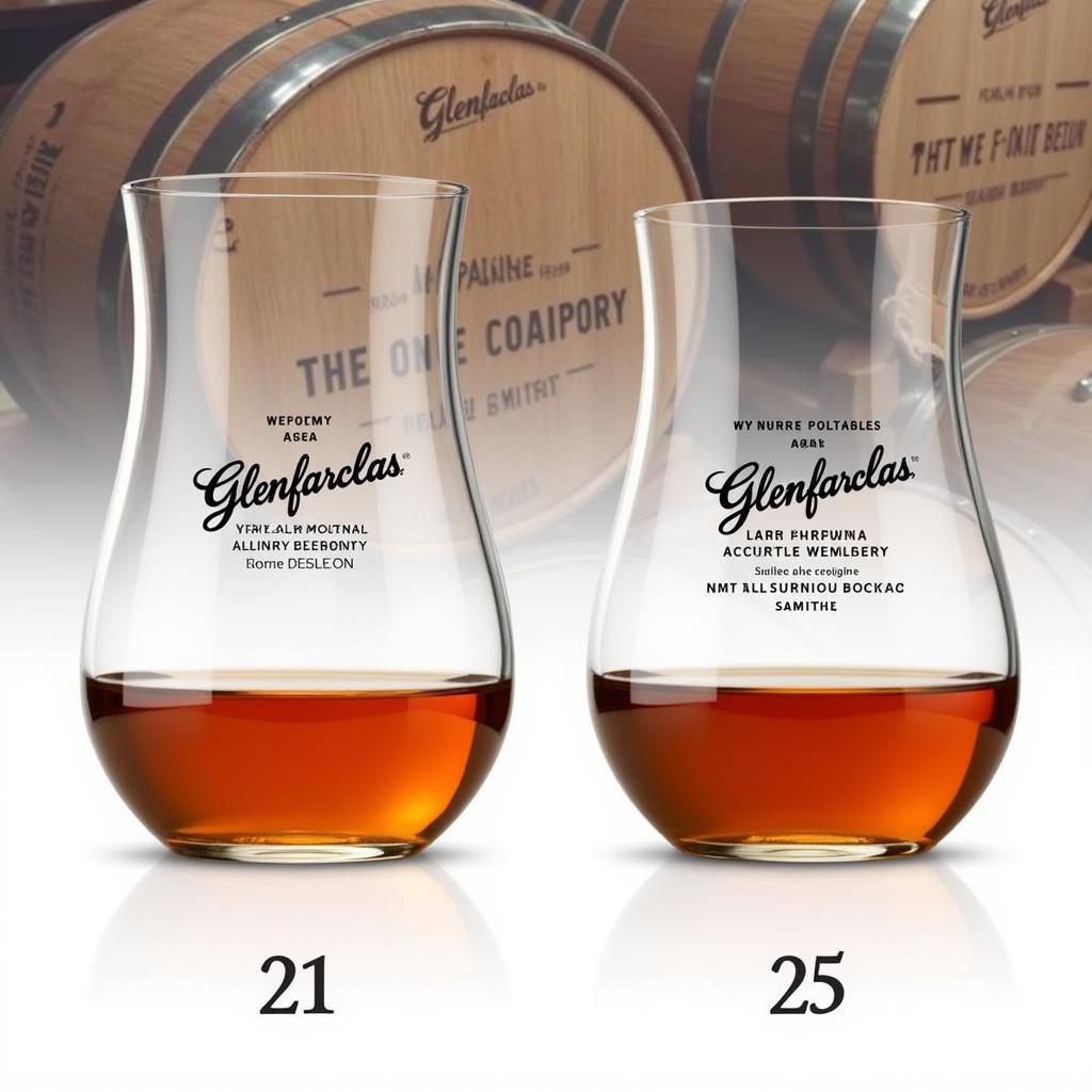 So Sánh Glenfarclas 21 vs 25