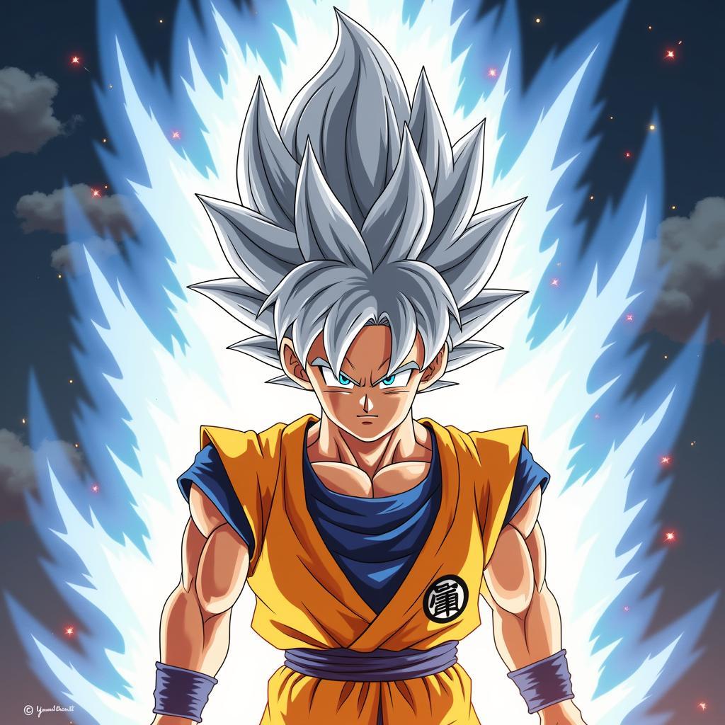 Goku trong trạng thái Ultra Instinct