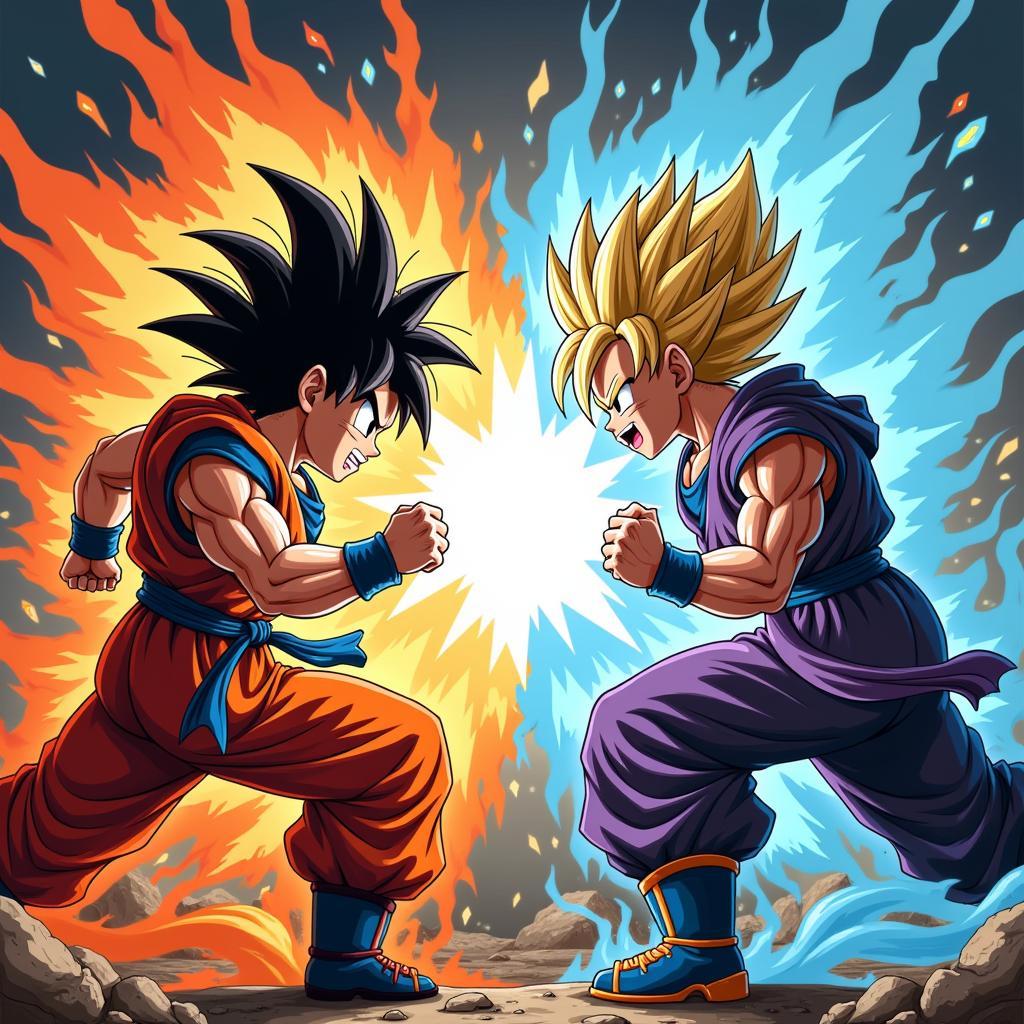 Goku vs Cumber: Đối Đầu Nảy Lửa