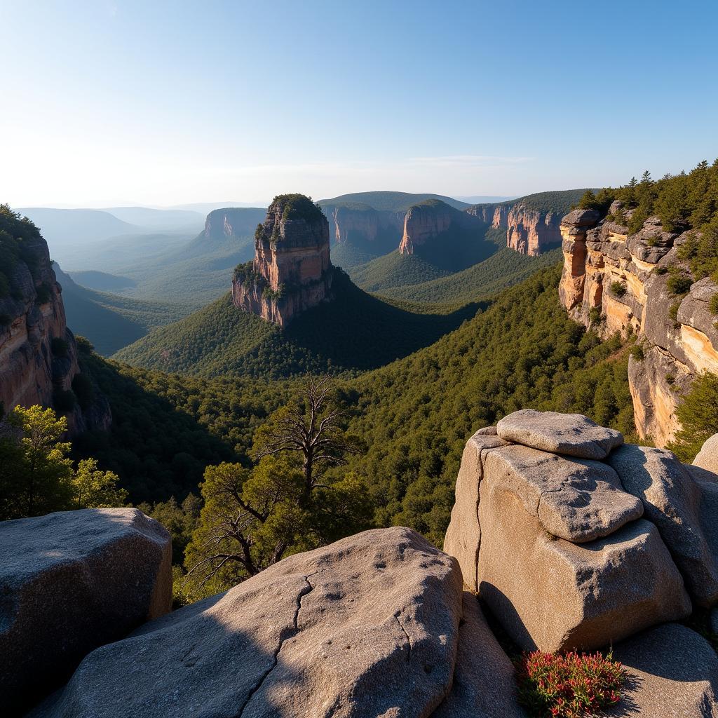 Hanging Rock gần Melbourne, Úc