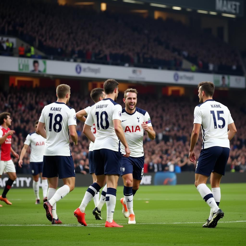 Harry Kane ghi bàn cho Tottenham