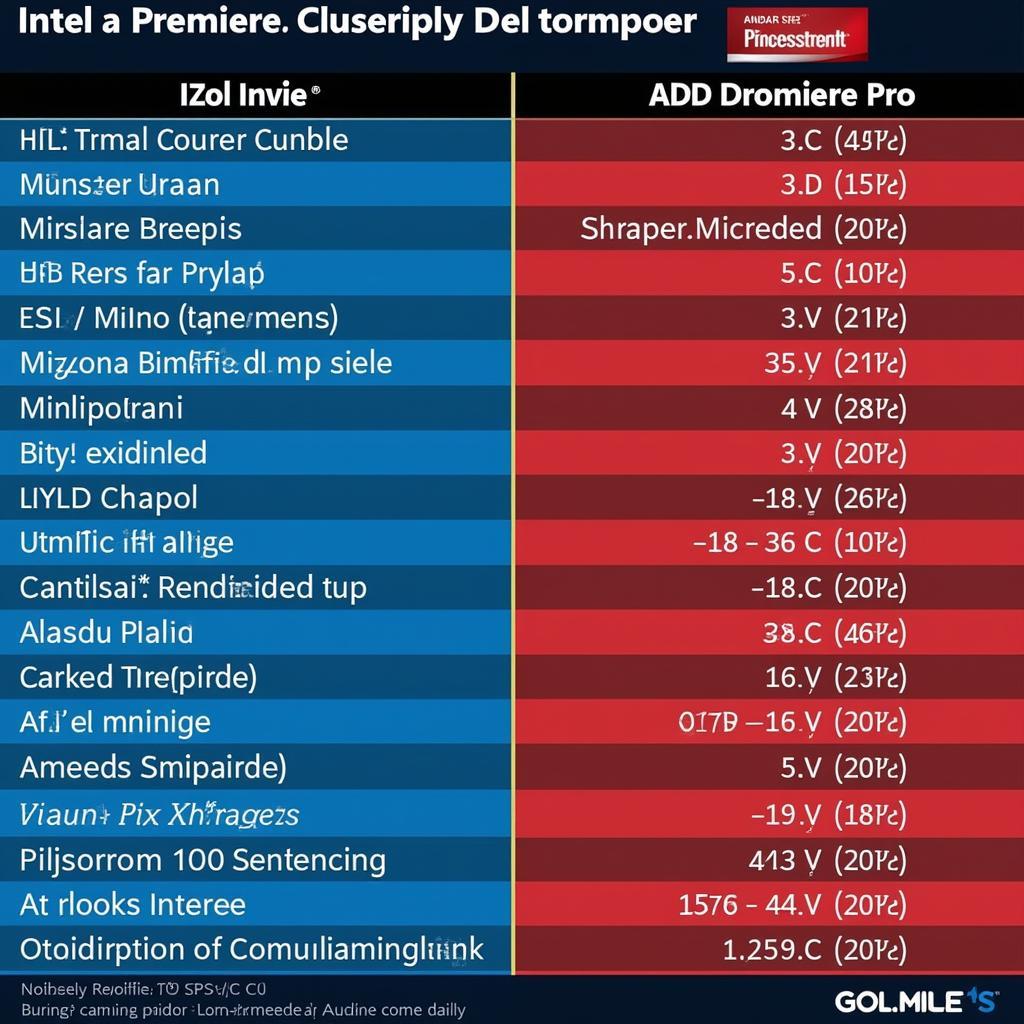 So sánh hiệu năng Intel vs AMD trong Premiere Pro