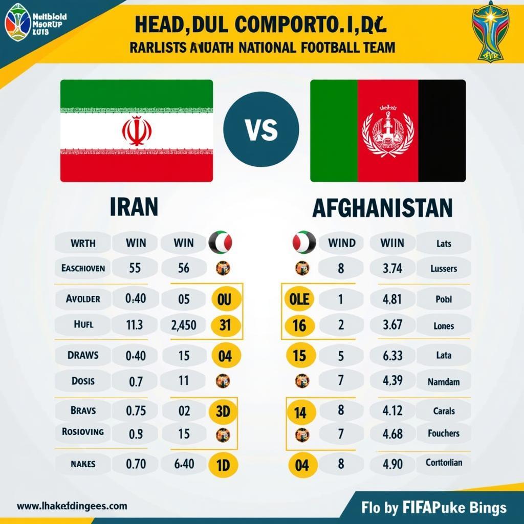 Iran vs Afghanistan Đối Đầu: Lịch sử và Thống kê