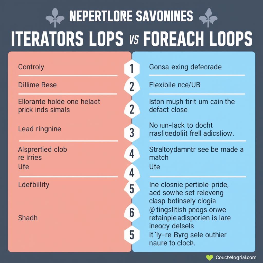 So sánh trực quan Iterator vs Foreach