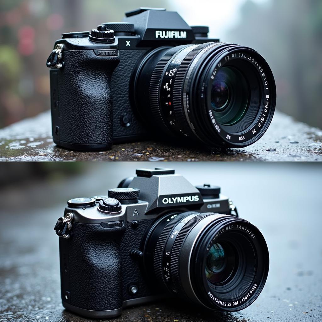 Khả năng chống chịu thời tiết Fujifilm X-T3 vs Olympus OM-D E-M1 Mark II