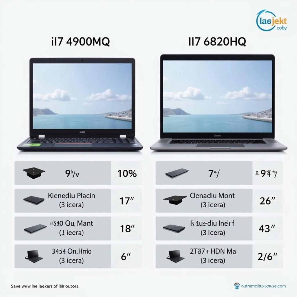 Laptop Sử Dụng i7 4900MQ và i7 6820HQ