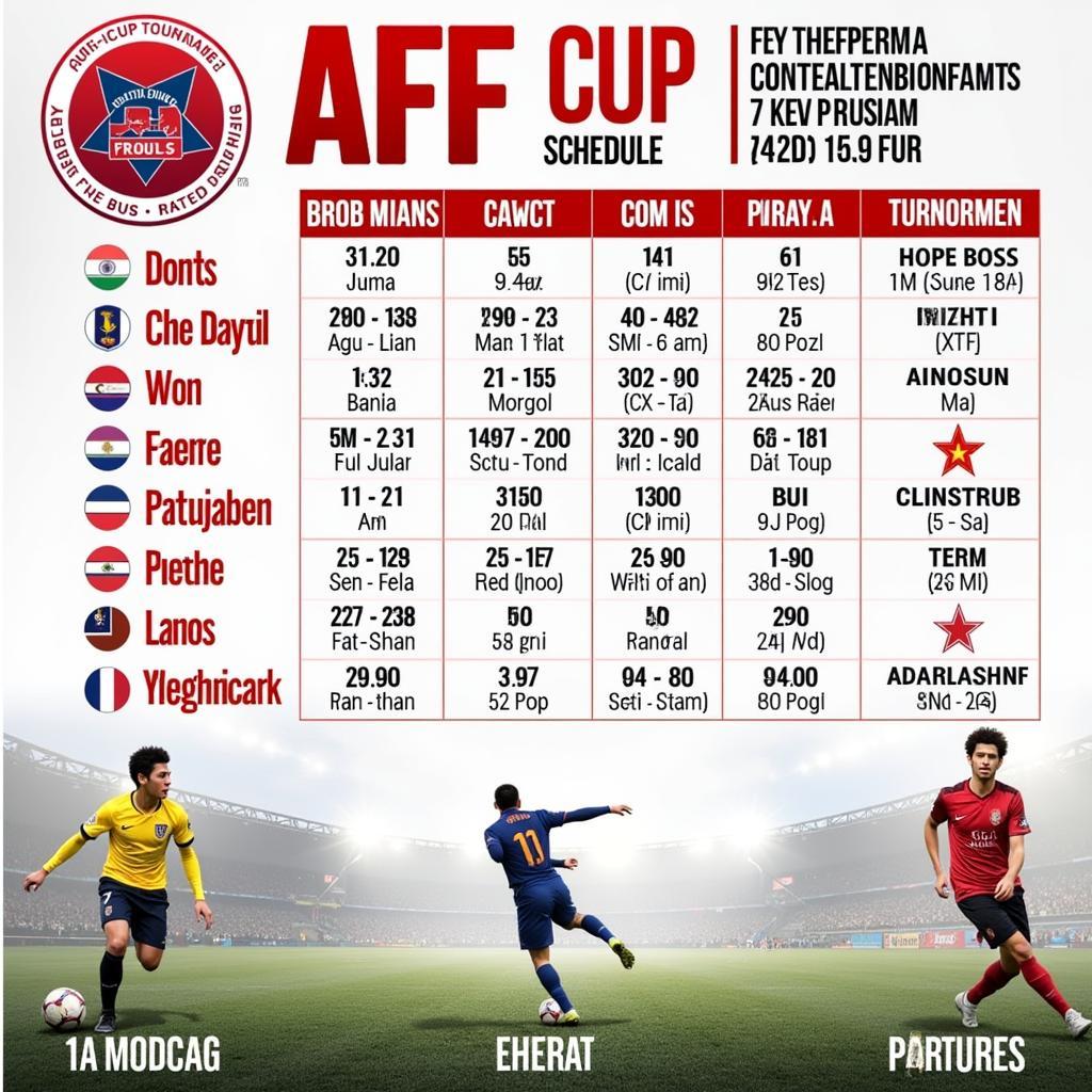 Lịch thi đấu AFF Cup