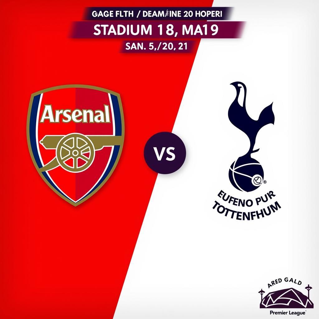 Lịch thi đấu Ngoại Hạng Anh tuần này: Arsenal vs Tottenham