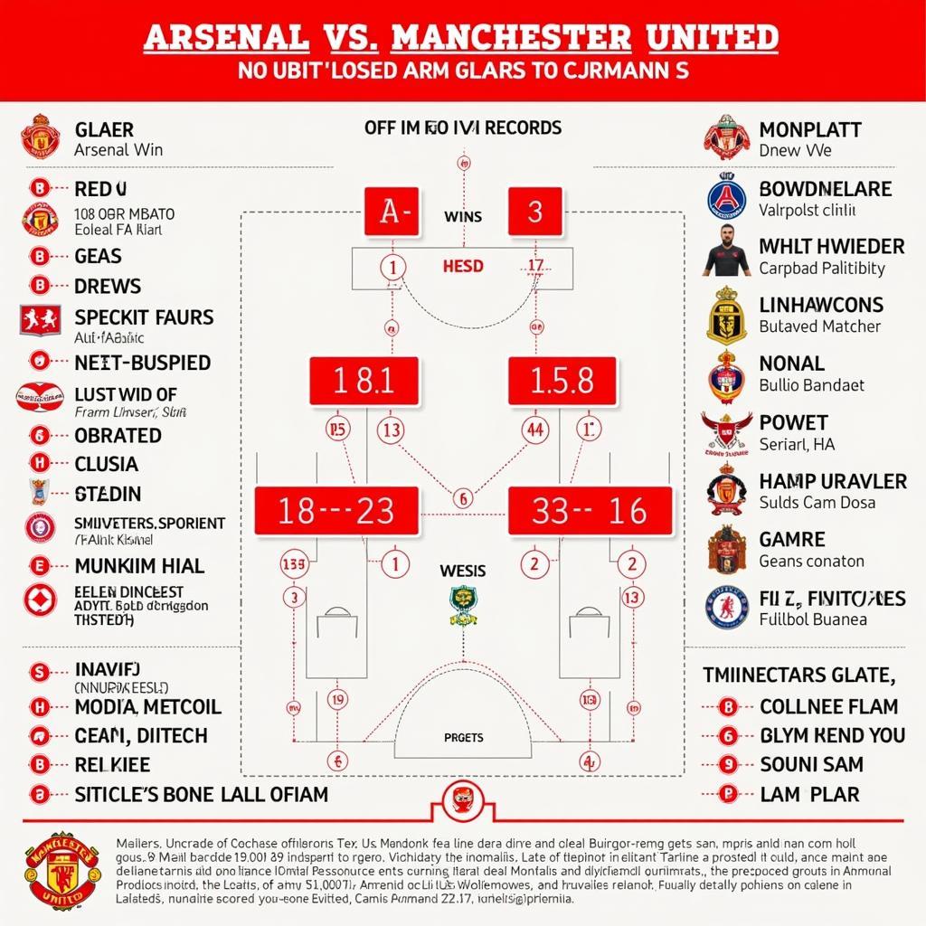 Lịch sử đối đầu giữa Arsenal và MU