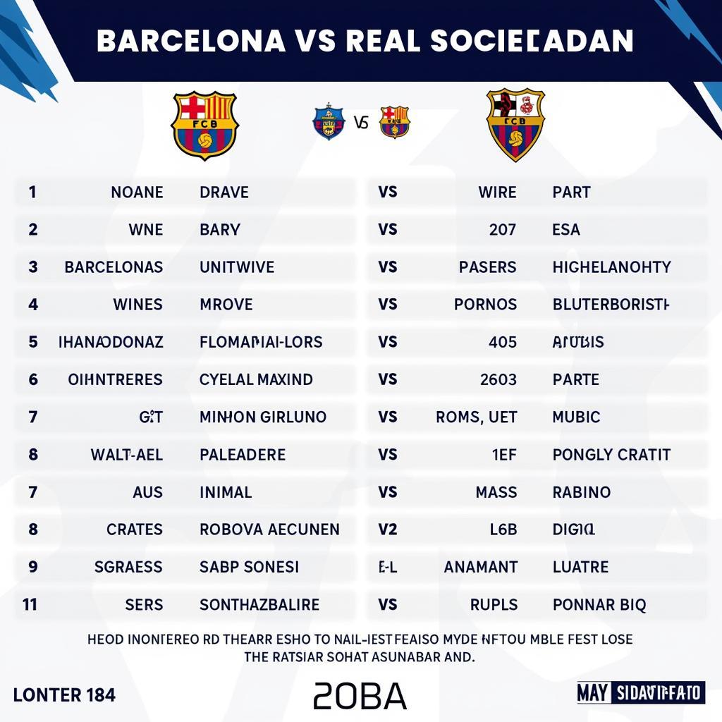 Lịch sử đối đầu giữa Barcelona và Real Sociedad