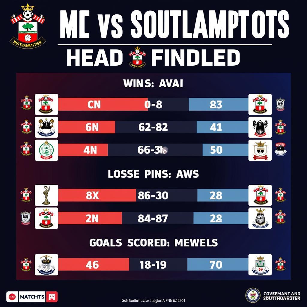 Lịch sử đối đầu giữa MC và Southampton