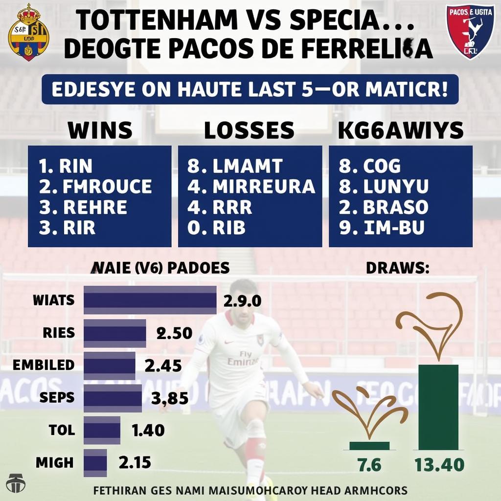 Lịch sử đối đầu và phong độ gần đây của Tottenham và Pacos Ferreira