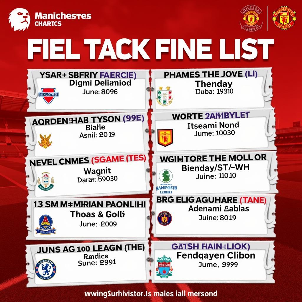 Lịch thi đấu Manchester United