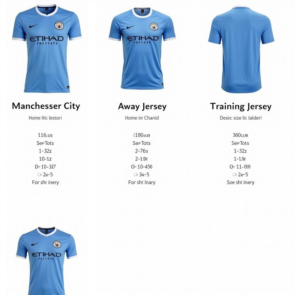 Lựa Chọn Áo Đá Banh Manchester City