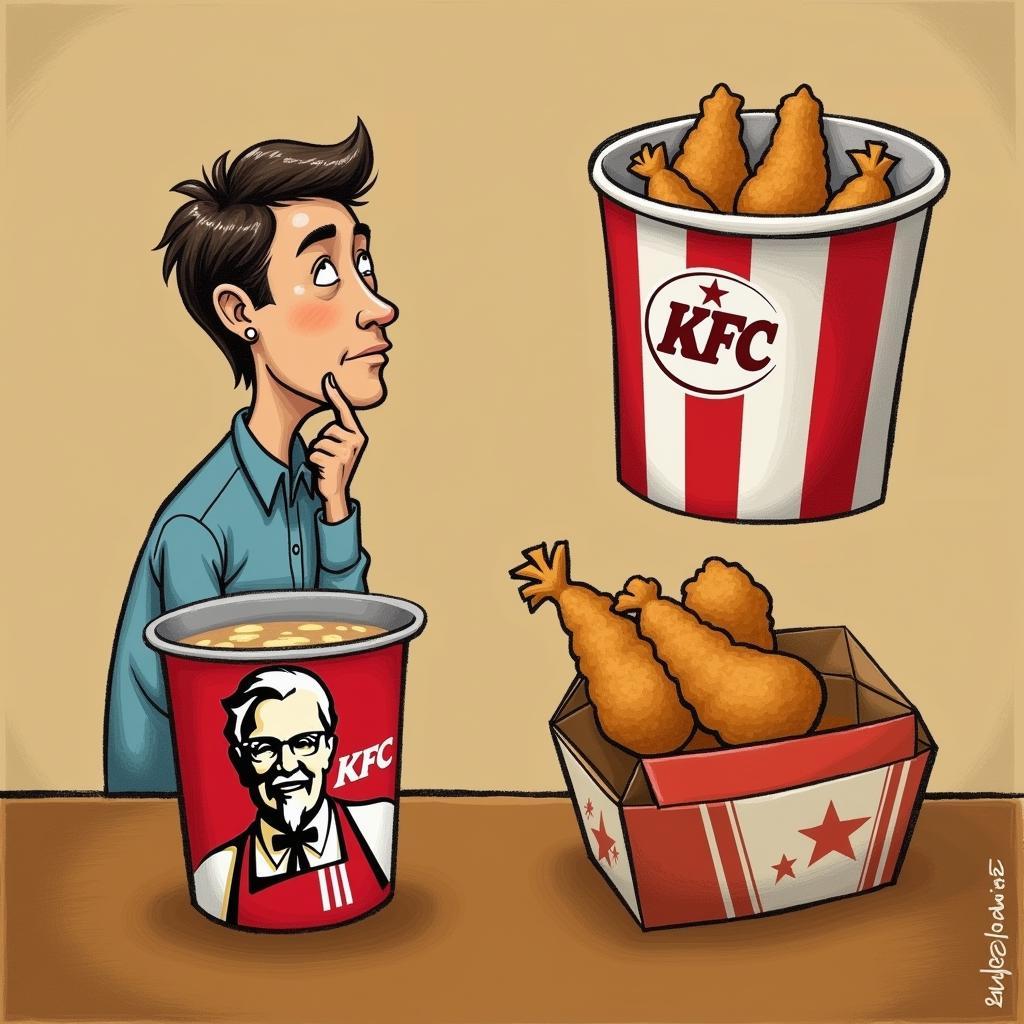 Lựa chọn giữa KFC và Texas Chicken