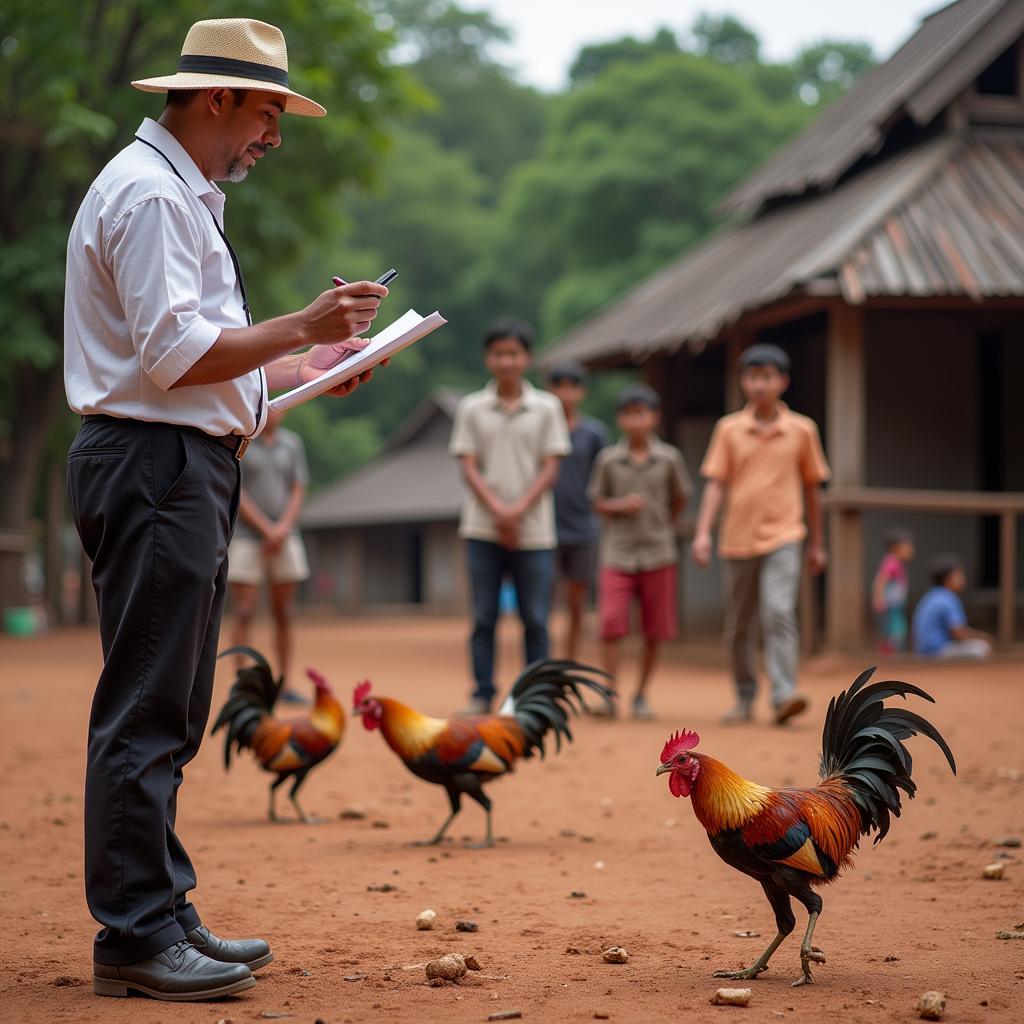 Luật chơi đá gà Campuchia