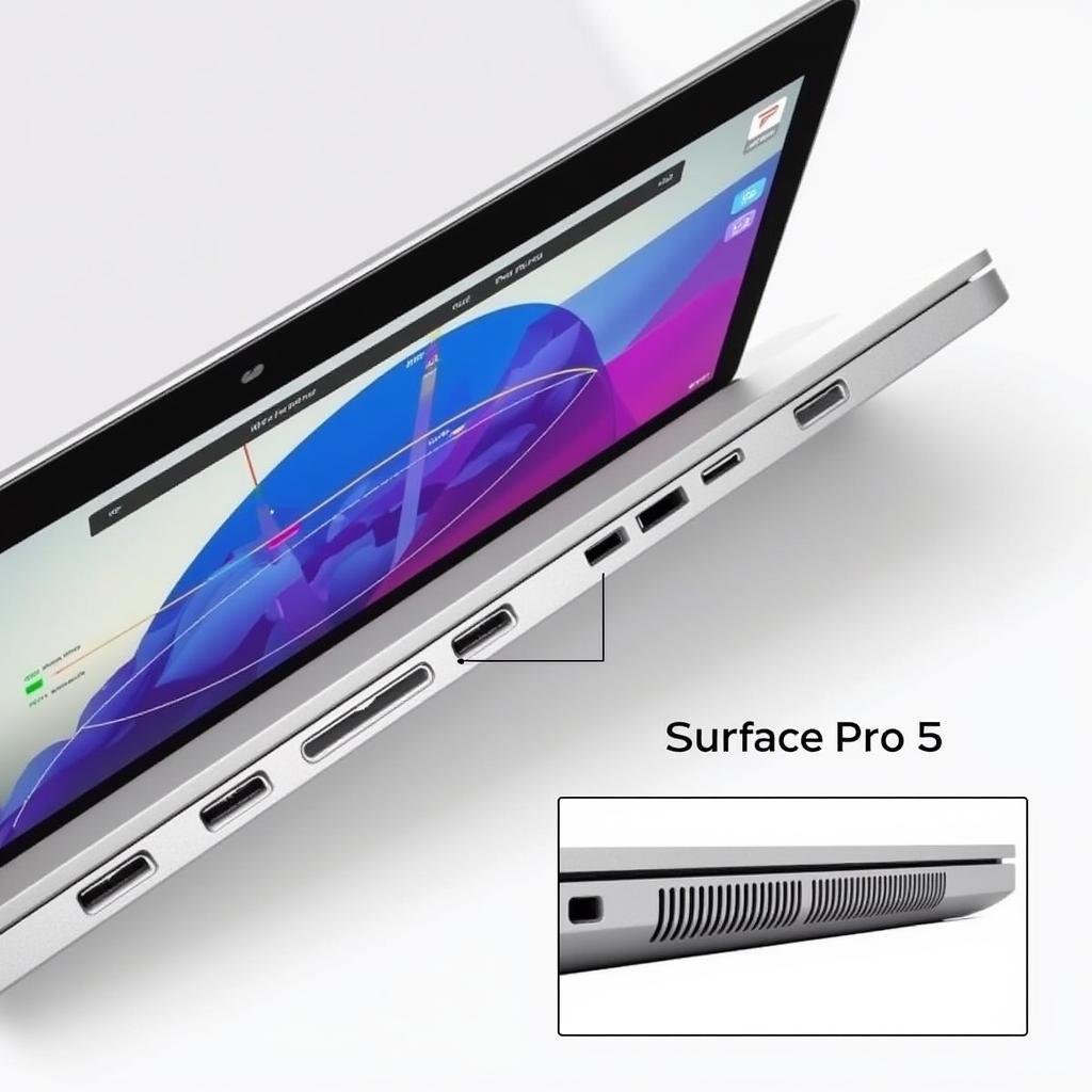 Màn hình và Âm thanh Surface Pro 5 và Macbook Air