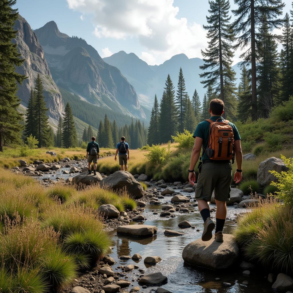 Bear Grylls khám phá thiên nhiên hoang dã