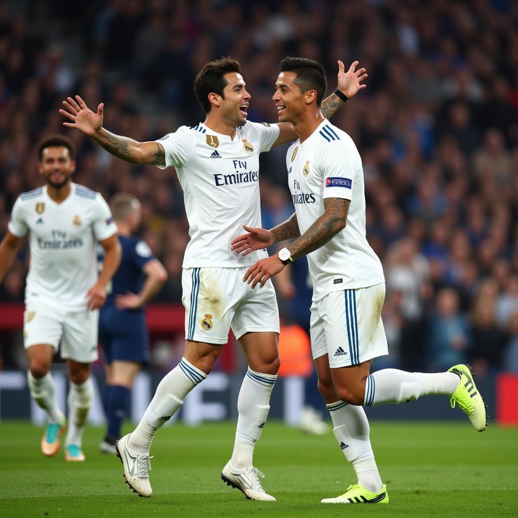 Marcelo và Ronaldo thời còn khoác áo Real Madrid