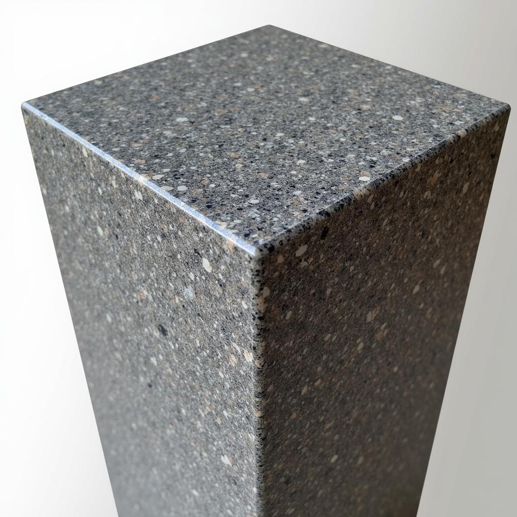 Mẫu cột vuông ốp đá granite