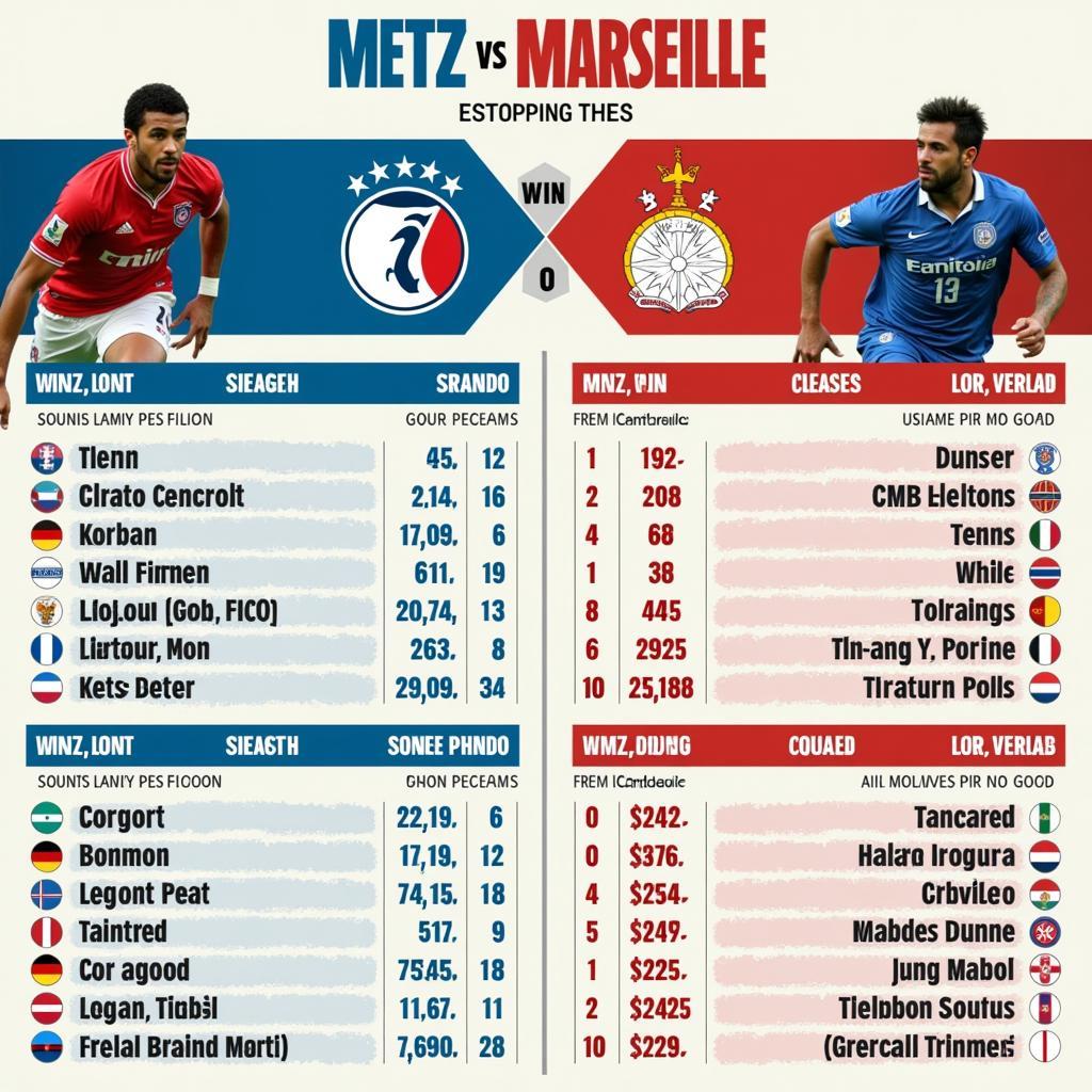 Metz vs Marseille: Đối Đầu Lịch Sử