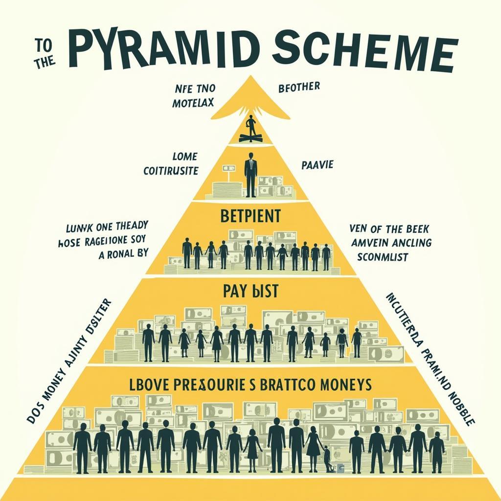 Pyramid Scheme Illustration