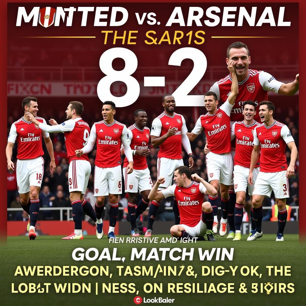 Trận đấu MU vs Arsenal 8-2: Khoảnh khắc kinh điển