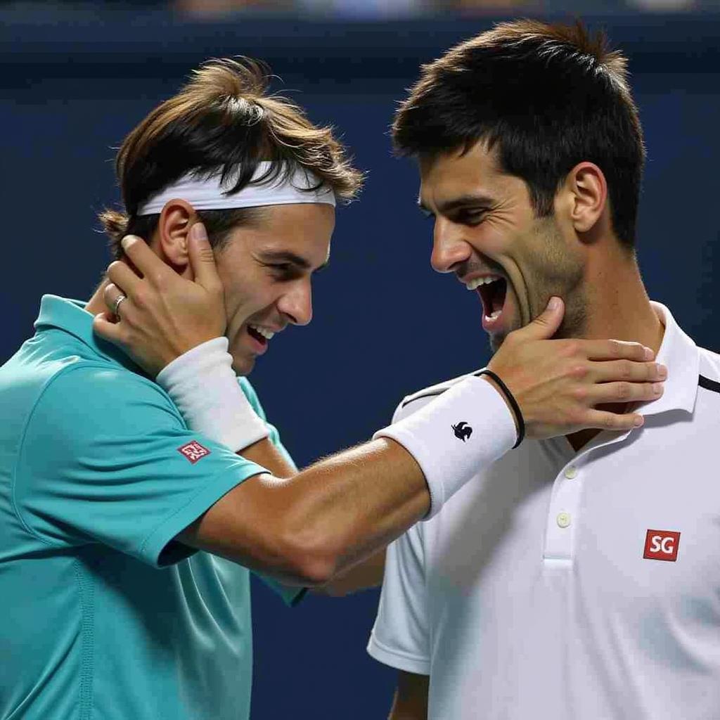 Nadal và Djokovic tại Australian Open 2012