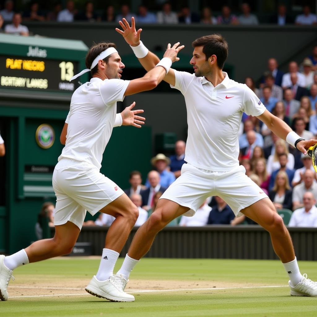 Nadal và Djokovic tranh tài tại Wimbledon 2019