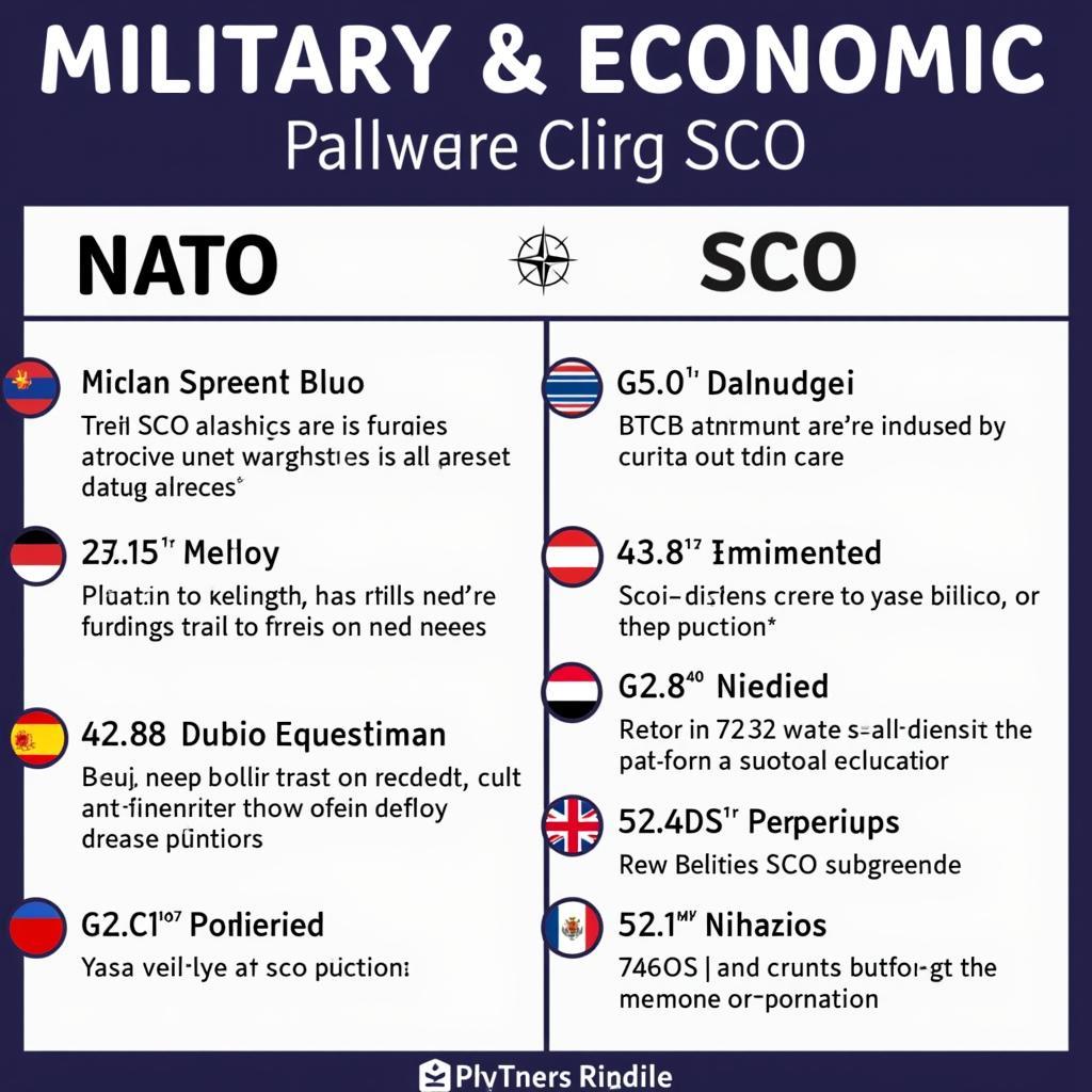 NATO vs SCO: Sức Mạnh Quân Sự và Kinh Tế