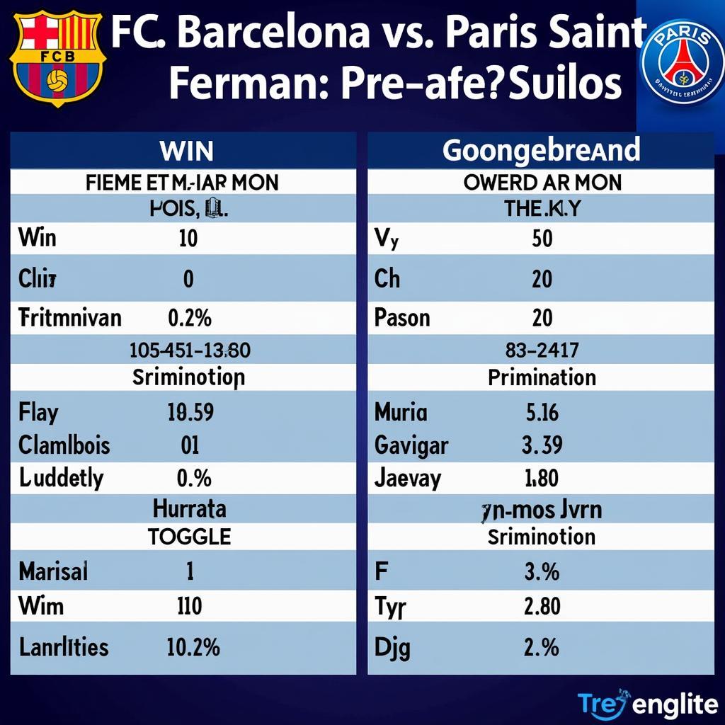 Dự đoán kết quả Barca vs PSG