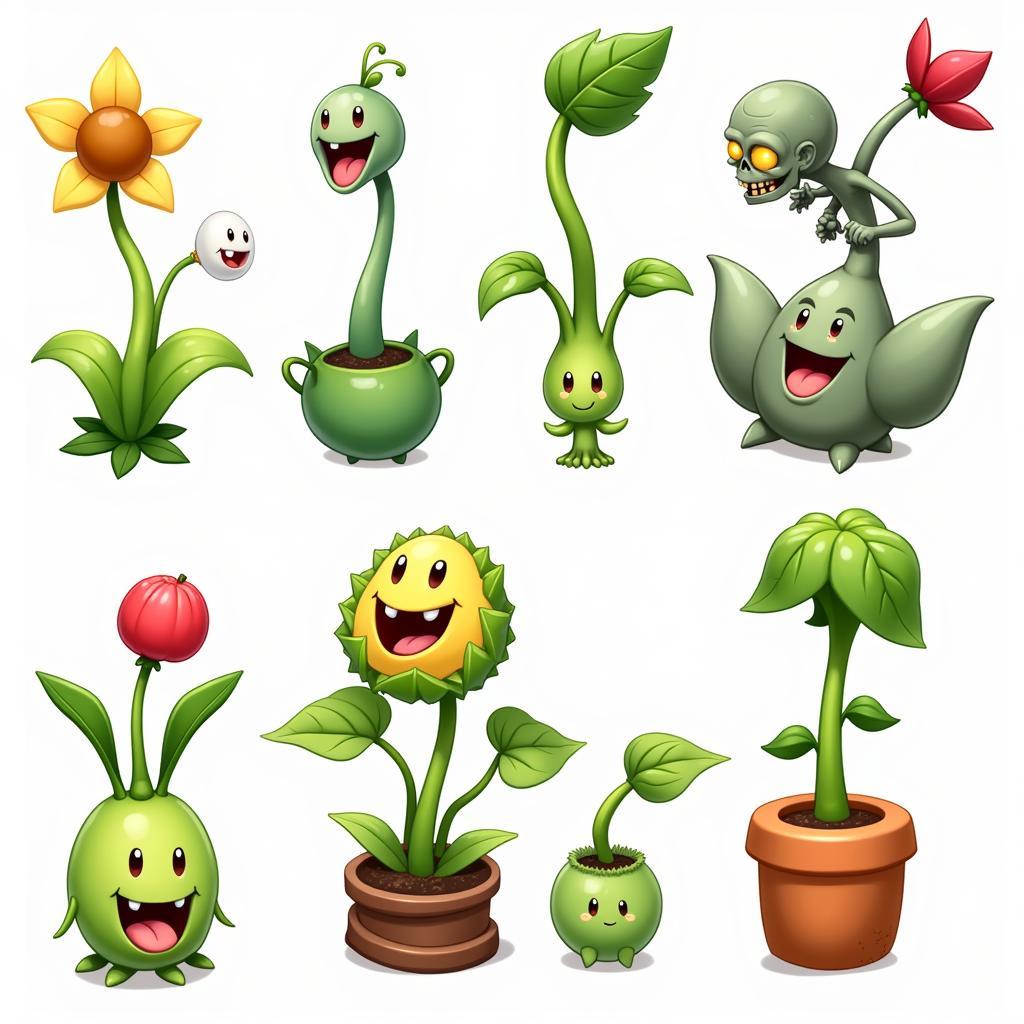 Hình Ảnh Nhân Vật Plants vs Zombies 2 Độc Đáo