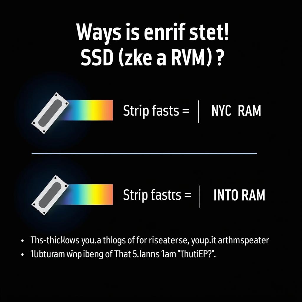 So sánh tốc độ NVMe và RAM