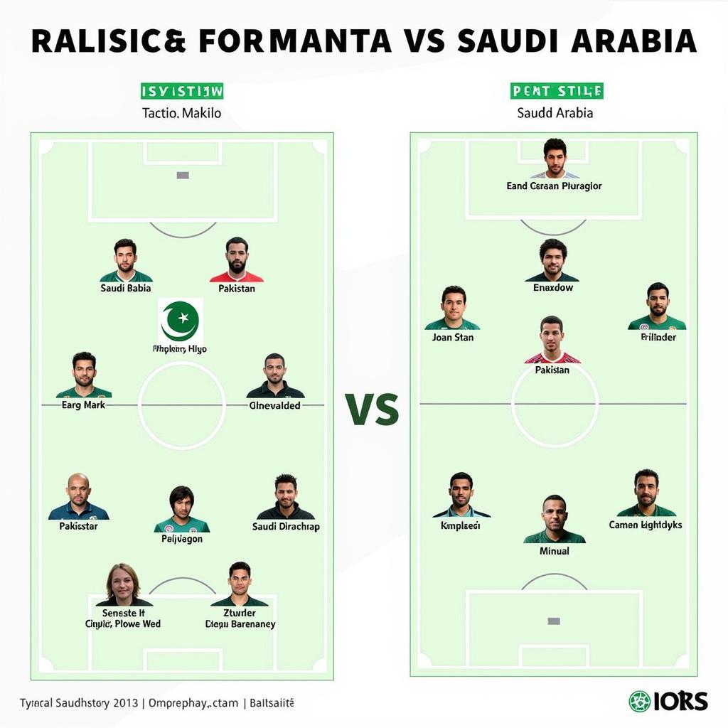 Phân tích chiến thuật Pakistan vs Saudi Arabia