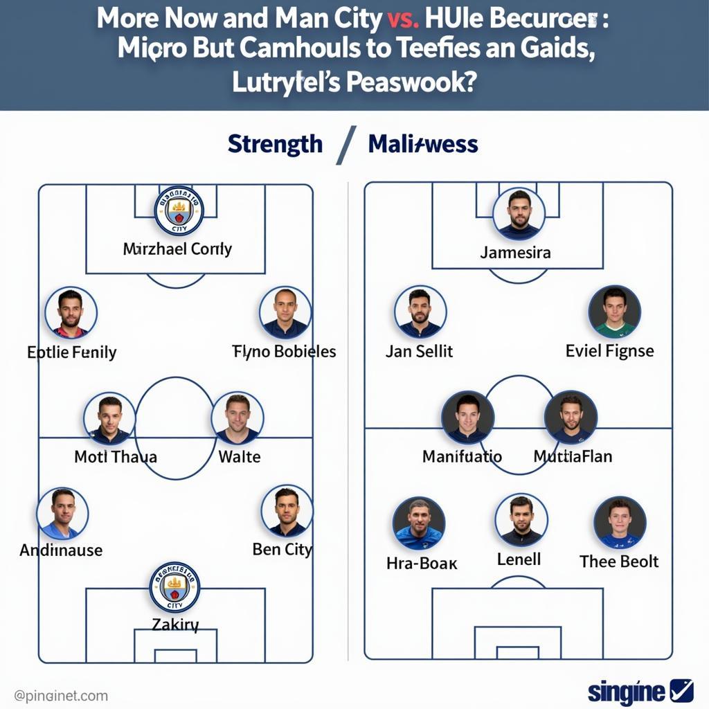 Phân tích lực lượng Man City vs MU