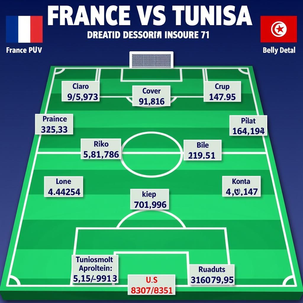 Phân tích Sức Mạnh Pháp vs Tunisia