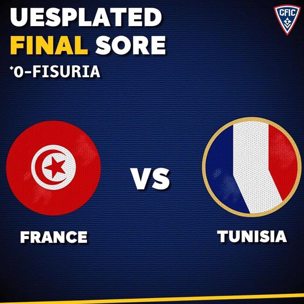 Kết quả Pháp vs Tunisia